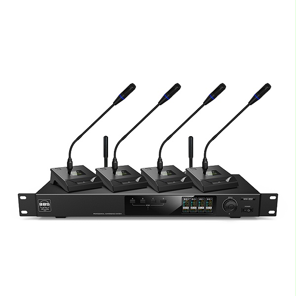 BBS商用話(huà)筒 WH-850 1拖4無(wú)線(xiàn)會(huì)議話(huà)筒 無(wú)線(xiàn)會(huì)議麥克風(fēng) 手持話(huà)筒 頭戴式話(huà)簡(jiǎn)