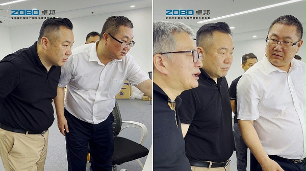 ZOBO卓邦張新峰與協(xié)會領(lǐng)導(dǎo)走訪中建電子信息技術(shù)有限公司，共商發(fā)展大計(jì)