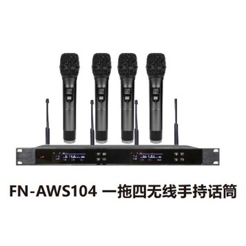 ZOBO 會(huì)議室系統(tǒng) 全網(wǎng)絡(luò)化音頻 FN-AWS104 一拖四無(wú)線(xiàn)手持話(huà)筒