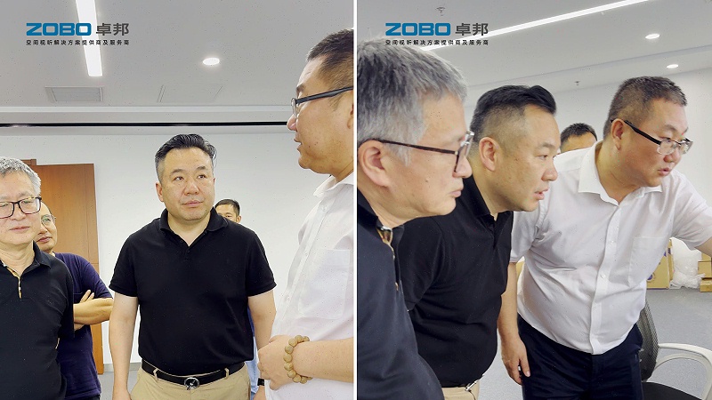 ZOBO卓邦張新峰與協(xié)會領(lǐng)導走訪中建電子信息技術(shù)有限公司，共商發(fā)展大計