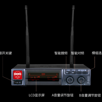 BBS娛樂話筒 F-80D無線話筒 專用演出麥克風 舞臺主持 KTV話筒 K歌高端演出話筒-BBS話筒