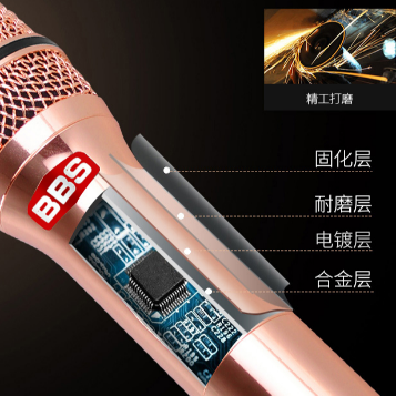 BBS娛樂話筒 F-80D無線話筒 專用演出麥克風 舞臺主持 KTV話筒 K歌高端演出話筒-BBS話筒